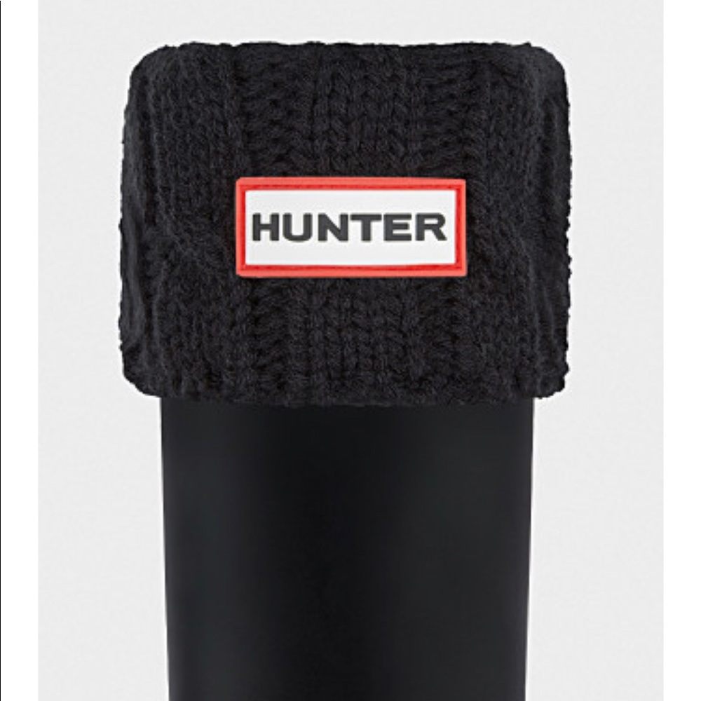 Hunter black fleece boot liners